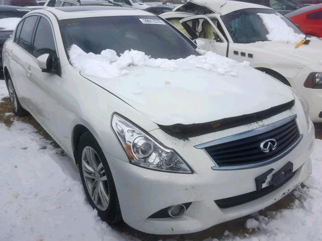 JN1CV6AR4DM350909 - 2013 INFINITI G37 WHITE photo 1