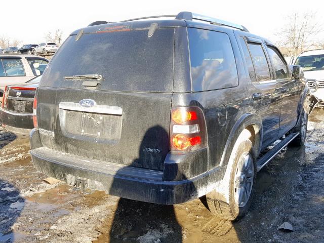 1FMEU7F88AUA91377 - 2010 FORD EXPLORER L BLACK photo 4