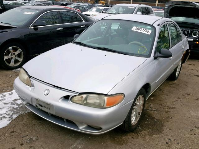 1MEFM13P9XW623264 - 1999 MERCURY TRACER LS SILVER photo 2