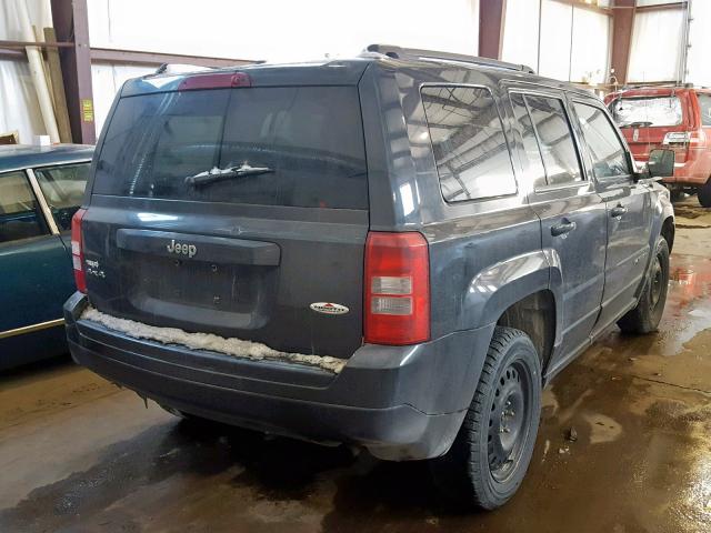 1J4NF2GB7BD112209 - 2011 JEEP PATRIOT GRAY photo 4