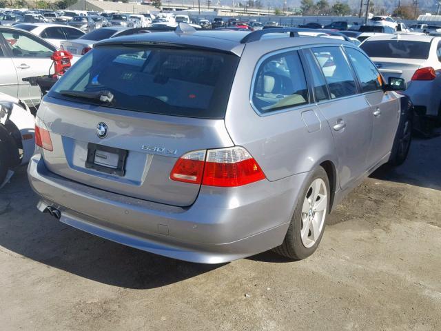 WBANN73547CN04208 - 2007 BMW 530 XIT SILVER photo 4