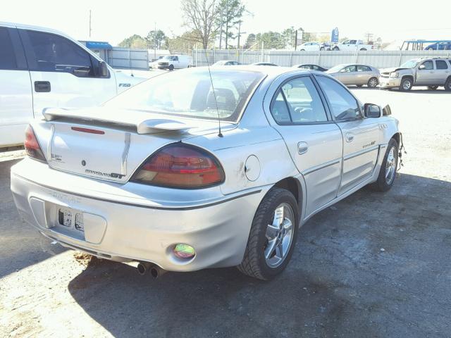 1G2NV52E01C146772 - 2001 PONTIAC GRAND AM G SILVER photo 4