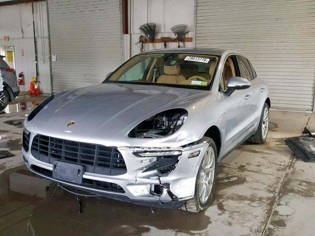 WP1AB2A5XHLB14973 - 2017 PORSCHE MACAN S SILVER photo 2