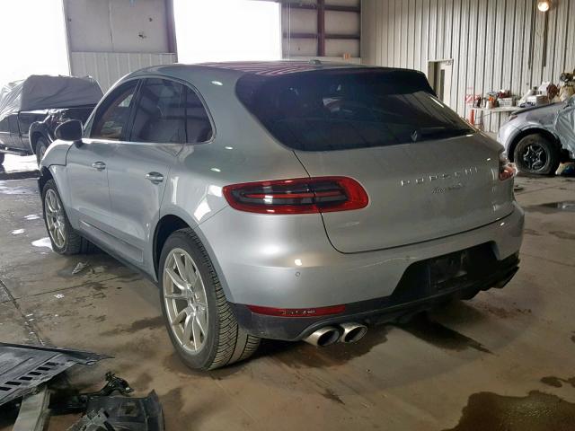 WP1AB2A5XHLB14973 - 2017 PORSCHE MACAN S SILVER photo 3