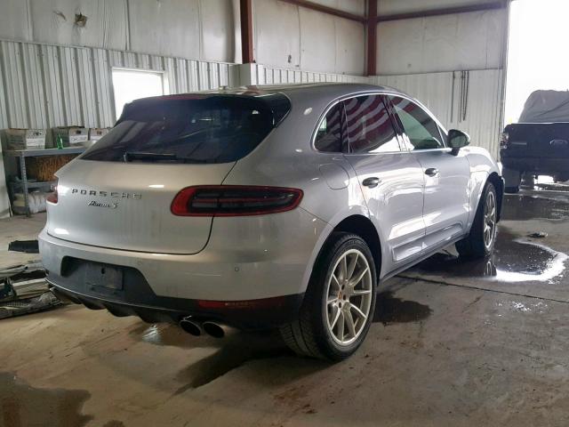 WP1AB2A5XHLB14973 - 2017 PORSCHE MACAN S SILVER photo 4