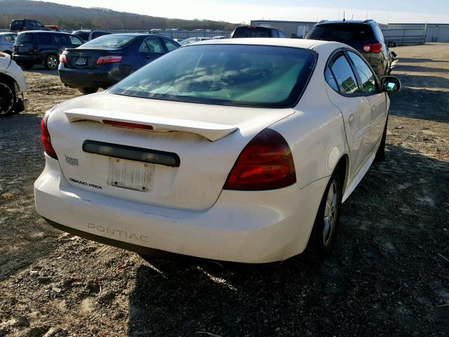2G2WP552271164589 - 2007 PONTIAC GRAND PRIX WHITE photo 4