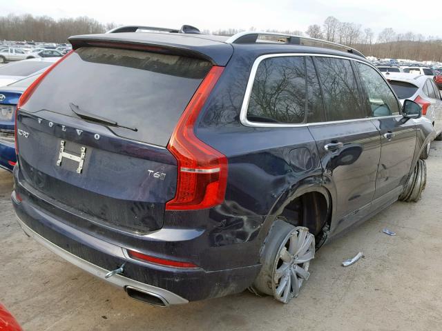 YV4A22PK3G1076220 - 2016 VOLVO XC90 T6 BLUE photo 4