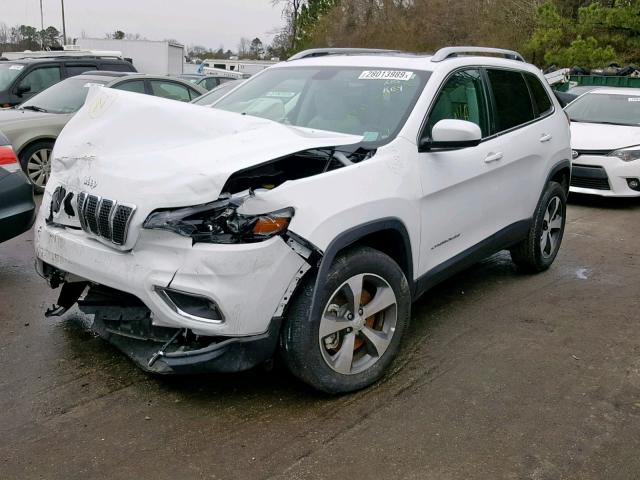 1C4PJMDX2KD161570 - 2019 JEEP CHEROKEE L WHITE photo 2