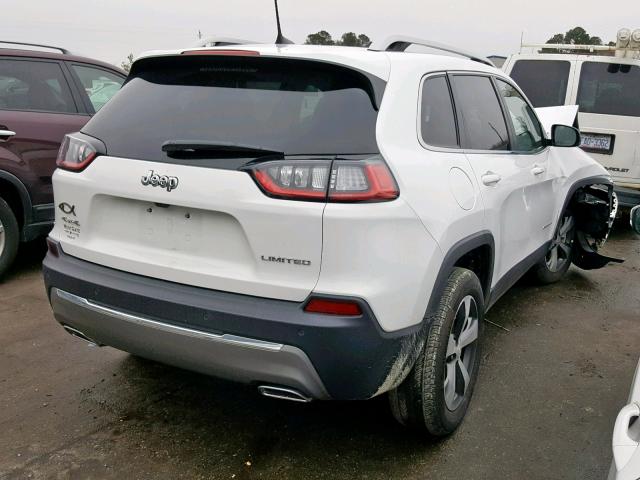 1C4PJMDX2KD161570 - 2019 JEEP CHEROKEE L WHITE photo 4