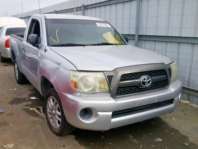 5TFNX4CN4BX002702 - 2011 TOYOTA TACOMA SILVER photo 1