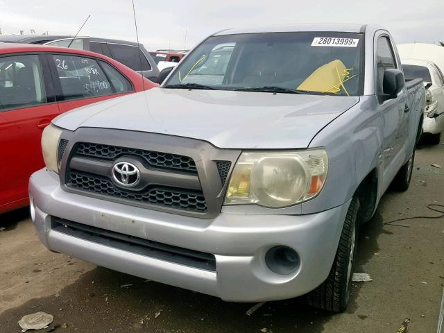 5TFNX4CN4BX002702 - 2011 TOYOTA TACOMA SILVER photo 2