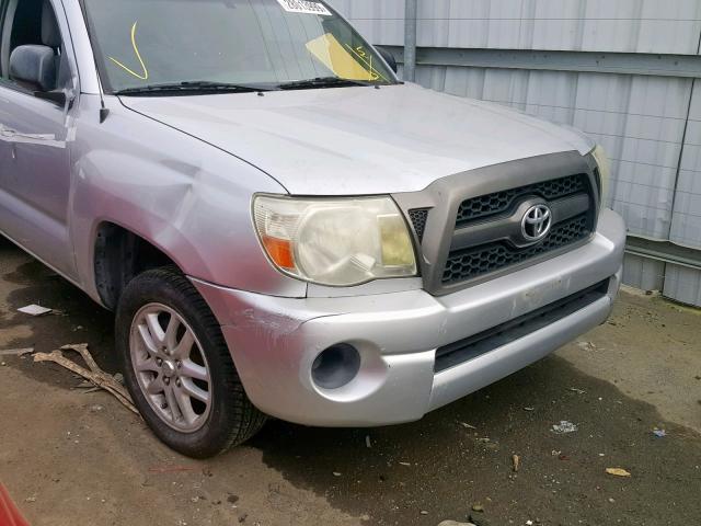 5TFNX4CN4BX002702 - 2011 TOYOTA TACOMA SILVER photo 9