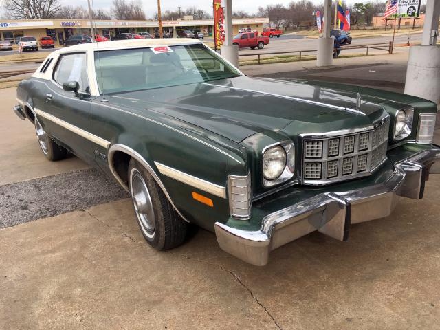 4G21H247686 - 1974 FORD TORINO GREEN photo 1