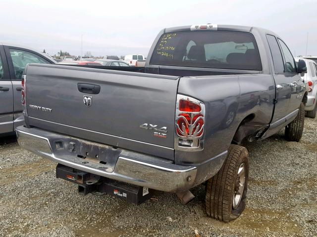 1D7KS28C16J230054 - 2006 DODGE RAM 2500 S ვერცხლისფერი ფოტო 4