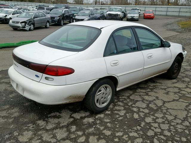 1FALP13PXVW256339 - 1997 FORD ESCORT LX WHITE photo 4