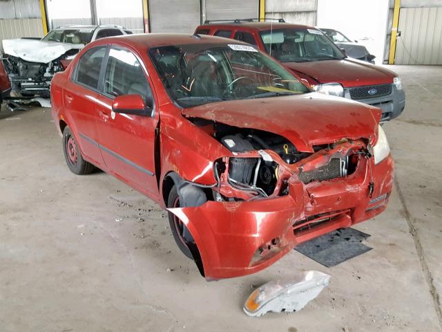 KL1TD5DE5BB242687 - 2011 CHEVROLET AVEO LS RED photo 1