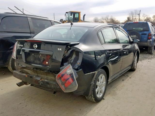 3N1AB6AP7CL784121 - 2012 NISSAN SENTRA 2.0 BLACK photo 4