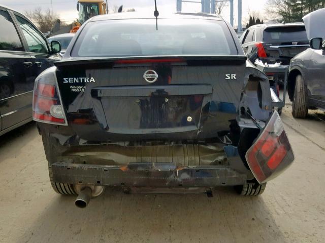 3N1AB6AP7CL784121 - 2012 NISSAN SENTRA 2.0 BLACK photo 9