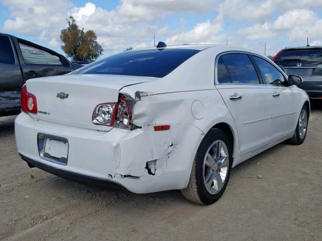 1G1ZD5EU5CF104109 - 2012 CHEVROLET MALIBU 2LT WHITE photo 4