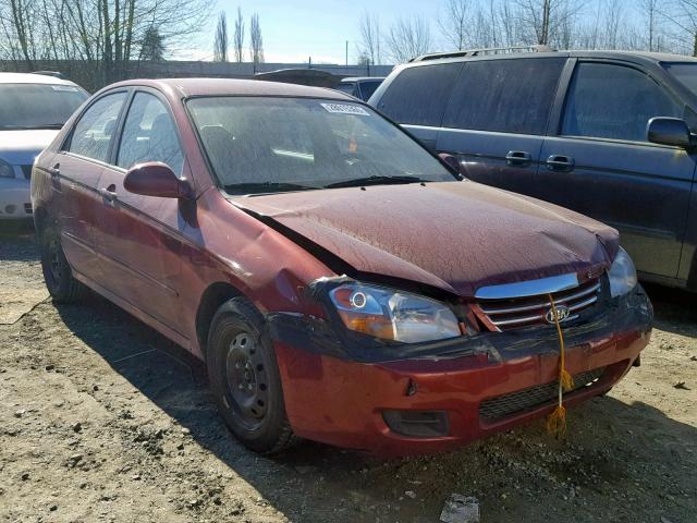 KNAFE121875399435 - 2007 KIA SPECTRA EX MAROON photo 1