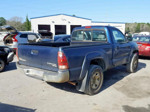 5TENX62N87Z404736 - 2007 TOYOTA TACOMA PRE BLUE photo 4