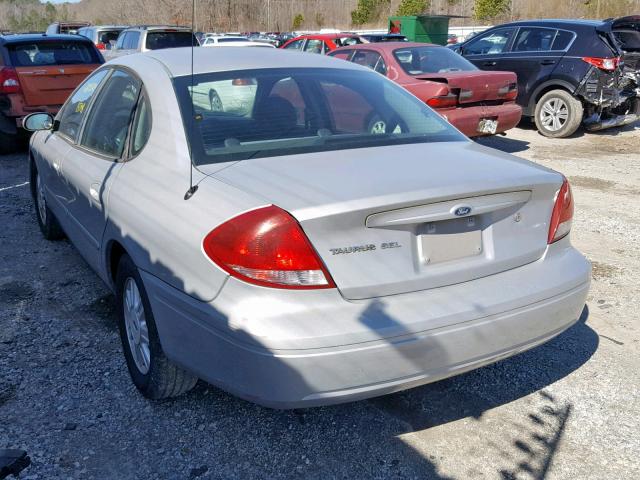 1FAFP56265A229401 - 2005 FORD TAURUS SEL SILVER photo 3