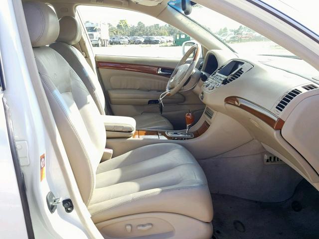 JNKBF01A13M101929 - 2003 INFINITI Q45 WHITE photo 5