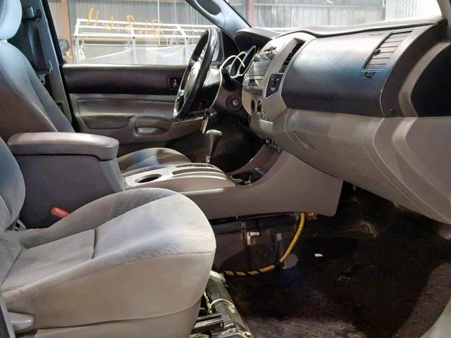 5TETU4GN1AZ747862 - 2010 TOYOTA TACOMA PRE BLACK photo 5