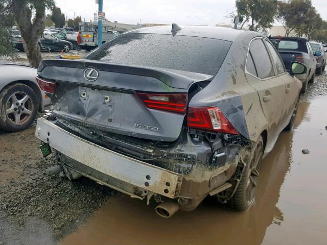 JTHBE1D25G5026231 - 2016 LEXUS IS 350 GRAY photo 4