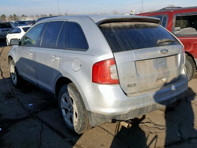 2FMDK4JC8DBA95824 - 2013 FORD EDGE SEL GOLD photo 3