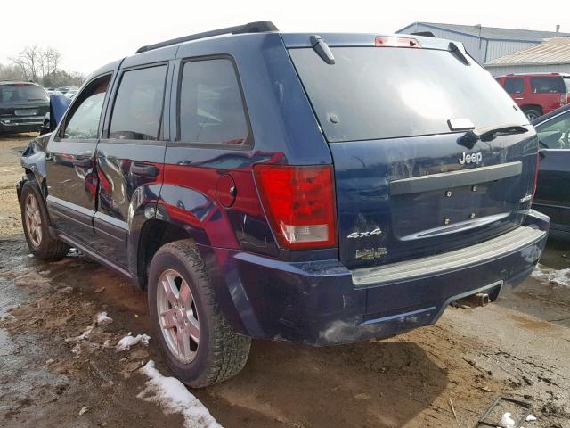 1J4GR48K65C542964 - 2005 JEEP GRAND CHER BLUE photo 3