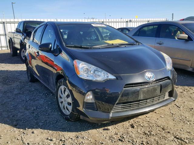 JTDKDTB33E1073323 - 2014 TOYOTA PRIUS C BLACK photo 1