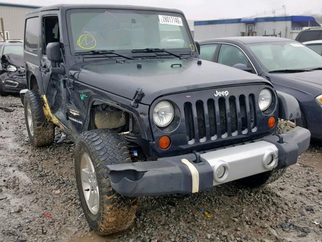 1J4AA5D19BL634307 - 2011 JEEP WRANGLER S BLACK photo 1