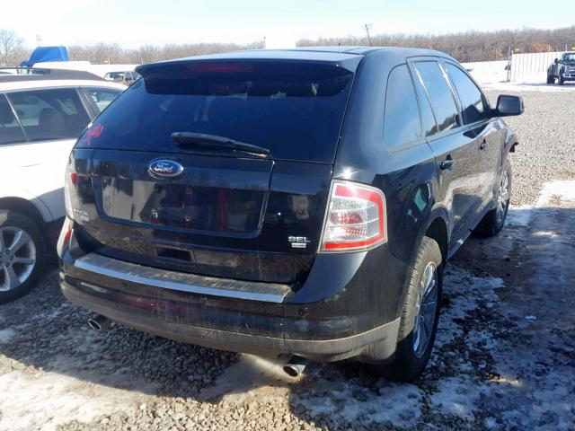 2FMDK48C18BA31538 - 2008 FORD EDGE SEL BLACK photo 4