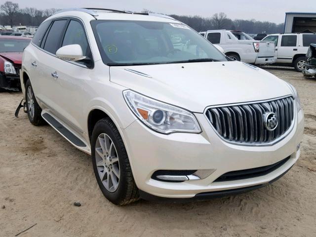 5GAKRBKD8EJ201349 - 2014 BUICK ENCLAVE CREAM photo 1