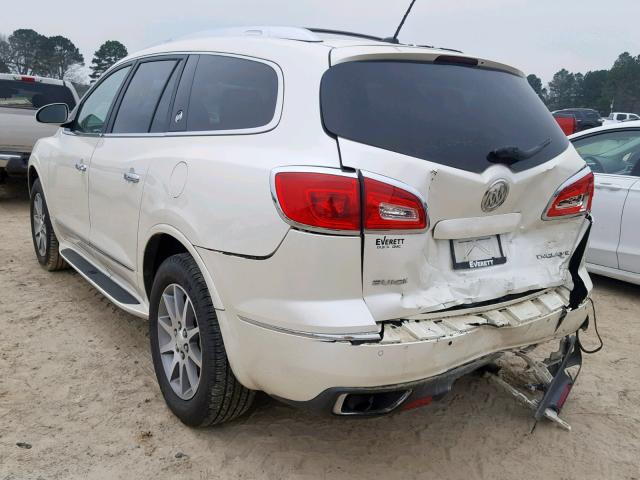 5GAKRBKD8EJ201349 - 2014 BUICK ENCLAVE CREAM photo 3