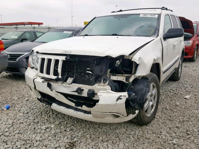 1J8HR48N18C234568 - 2008 JEEP GRAND CHER WHITE photo 9