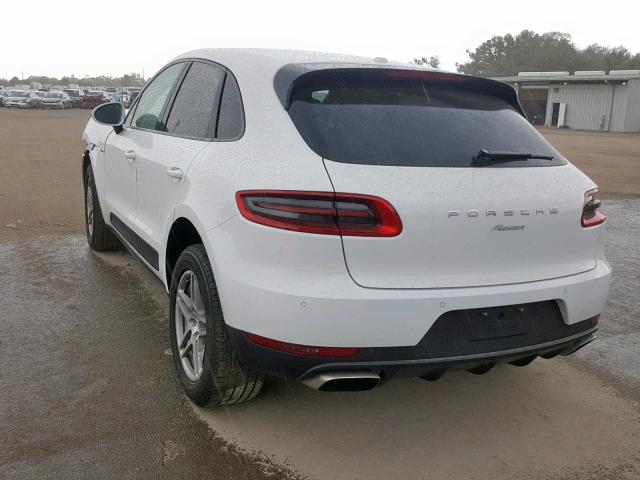 WP1AA2A53HLB00870 - 2017 PORSCHE MACAN WHITE photo 3