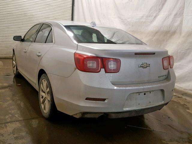 1G11H5SA7DF308116 - 2013 CHEVROLET MALIBU LTZ SILVER photo 3