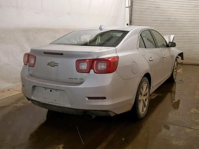 1G11H5SA7DF308116 - 2013 CHEVROLET MALIBU LTZ SILVER photo 4