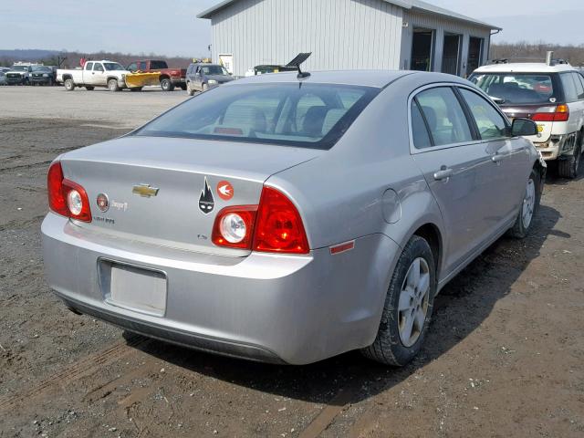 1G1ZG57B78F257973 - 2008 CHEVROLET MALIBU LS SILVER photo 4