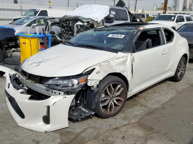 JTKJF5C74FJ005187 - 2015 TOYOTA SCION TC თეთრი ფოტო 2