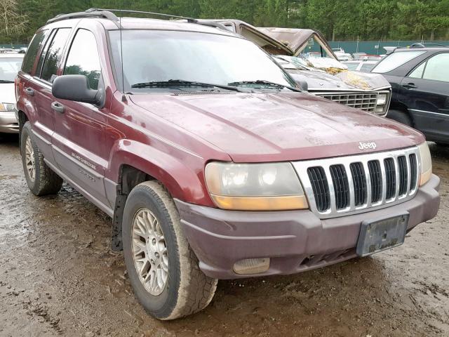 1J4GW48N01C602783 - 2001 JEEP GRAND CHER MAROON photo 1