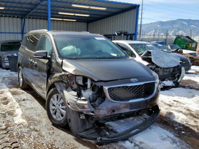 KNDMB5C19G6129357 - 2016 KIA SEDONA LX CHARCOAL photo 1