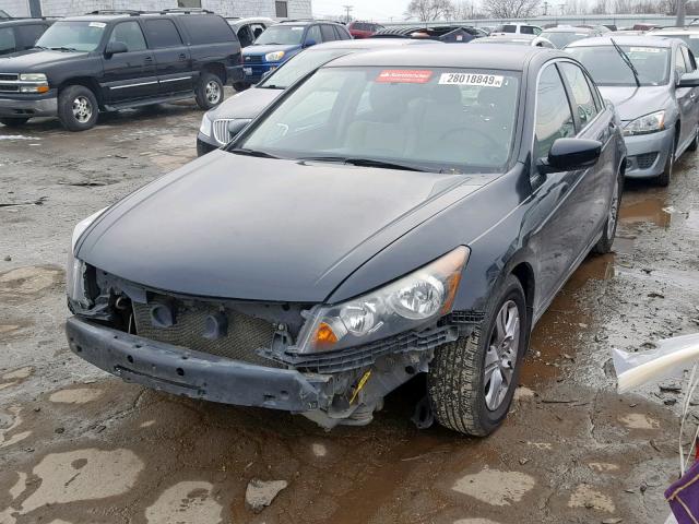 1HGCP2F42CA241623 - 2012 HONDA ACCORD LXP BLACK photo 2