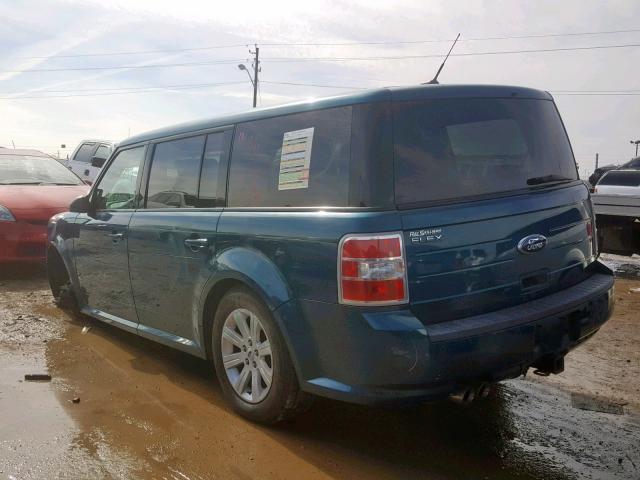 2FMGK5BC2BBD00679 - 2011 FORD FLEX SE BLUE photo 3