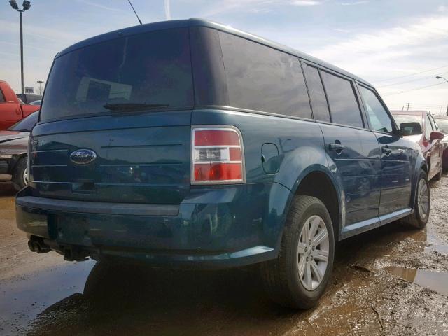 2FMGK5BC2BBD00679 - 2011 FORD FLEX SE BLUE photo 4