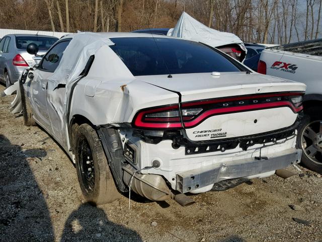 2C3CDXKT2HH582180 - 2017 DODGE CHARGER PO WHITE photo 3