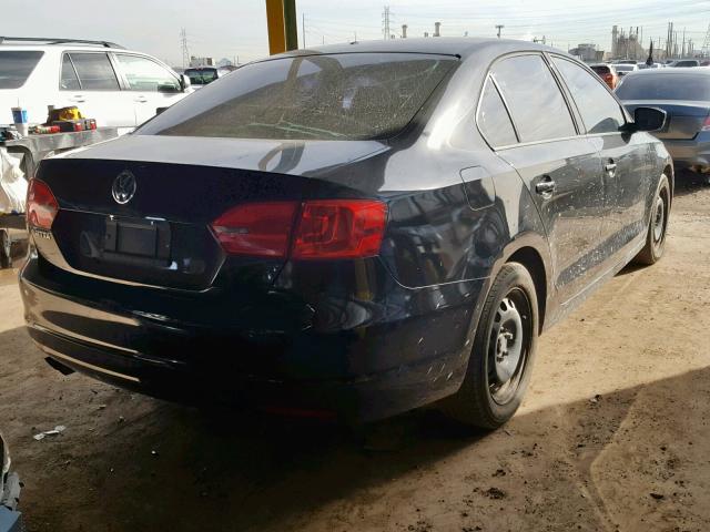 3VW2K7AJ4CM385385 - 2012 VOLKSWAGEN JETTA BASE Սև լուսանկար 4