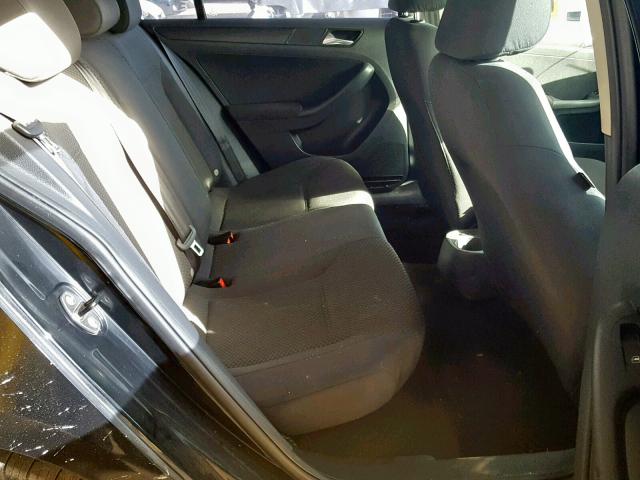 3VW2K7AJ4CM385385 - 2012 VOLKSWAGEN JETTA BASE Սև լուսանկար 6